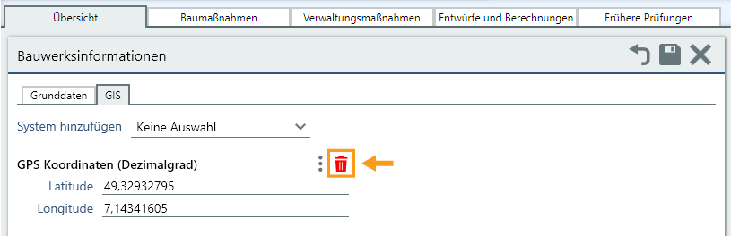 GIS System entfernen